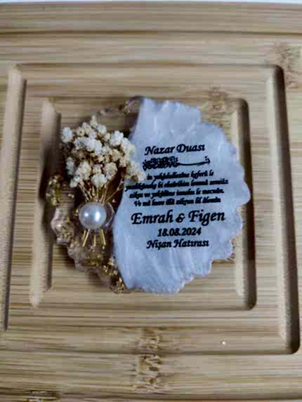 Nazar Dualı Söz Nikah Nişan Magneti